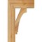 Ekena Millwork Imperial Block Rough Sawn Bracket, Western Red Cedar, 4"W x 14"D x 22"H BKT04X14X22IMP05RWR - alternate 2